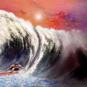 Fine art print Never Give Up by Nam Hoang